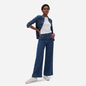 Everlane Summer Wide Leg Jean Size 28 but runs big